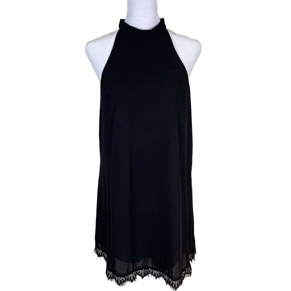 Woman's‎  Little Black Dress Size S Lace Trim Dark Feminine Romantic Whimsygoth
